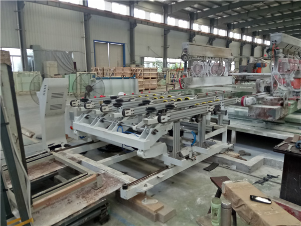 2010型光伏玻璃雙邊磨上片臺(tái)