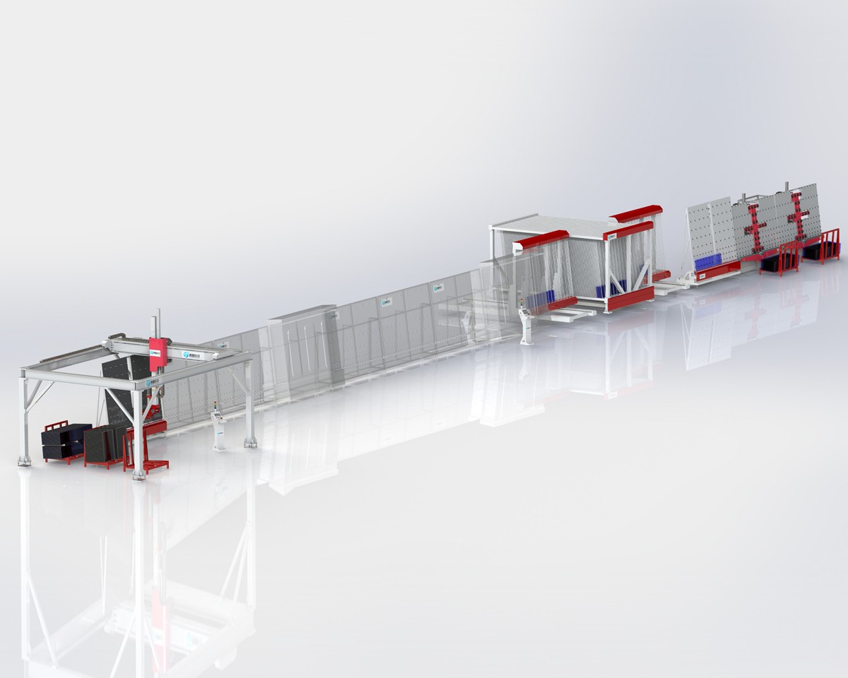 中空線(xiàn)整線(xiàn)設(shè)備效果圖